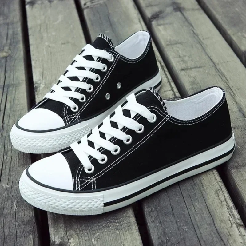 Herren Canvas-Board-Schuhe, modische, weiche, bequeme Freizeitschuhe mit Schnürdesign, modische Low-Cut-Schuhe
