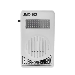 Telephone Ringer Phone Amplifier Ring Speaker Light Flasher Extra-Loud Sound Wall Hanging