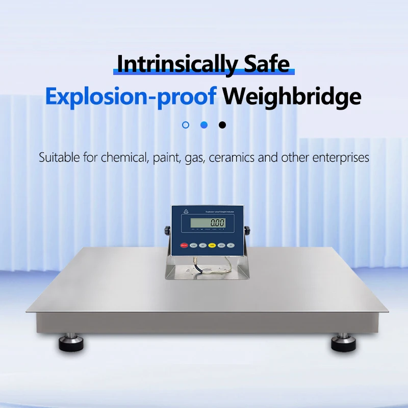 

SOHE 1.2m*1.2m Intrinsically Safe Explosion-proof Weighbridge Single Stainless Steel Industrial Weighing Scales