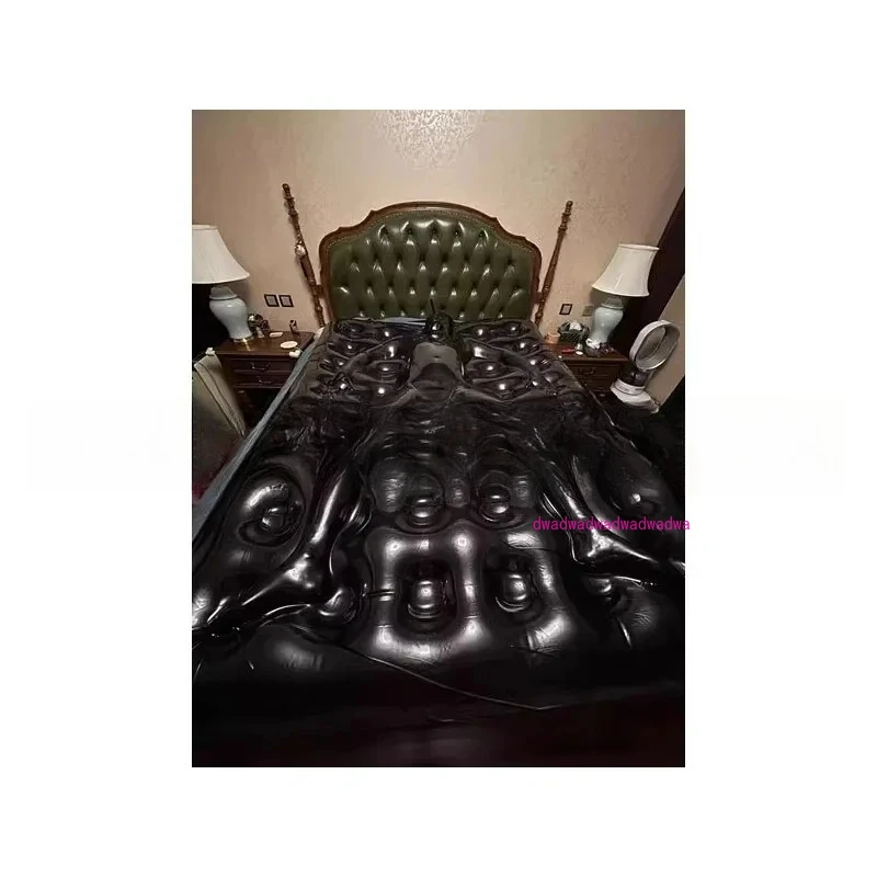

Latex Clothing Sleeping Bag Vacuum Suffocation Bed Sheet Human Operation Inflatable Mattress