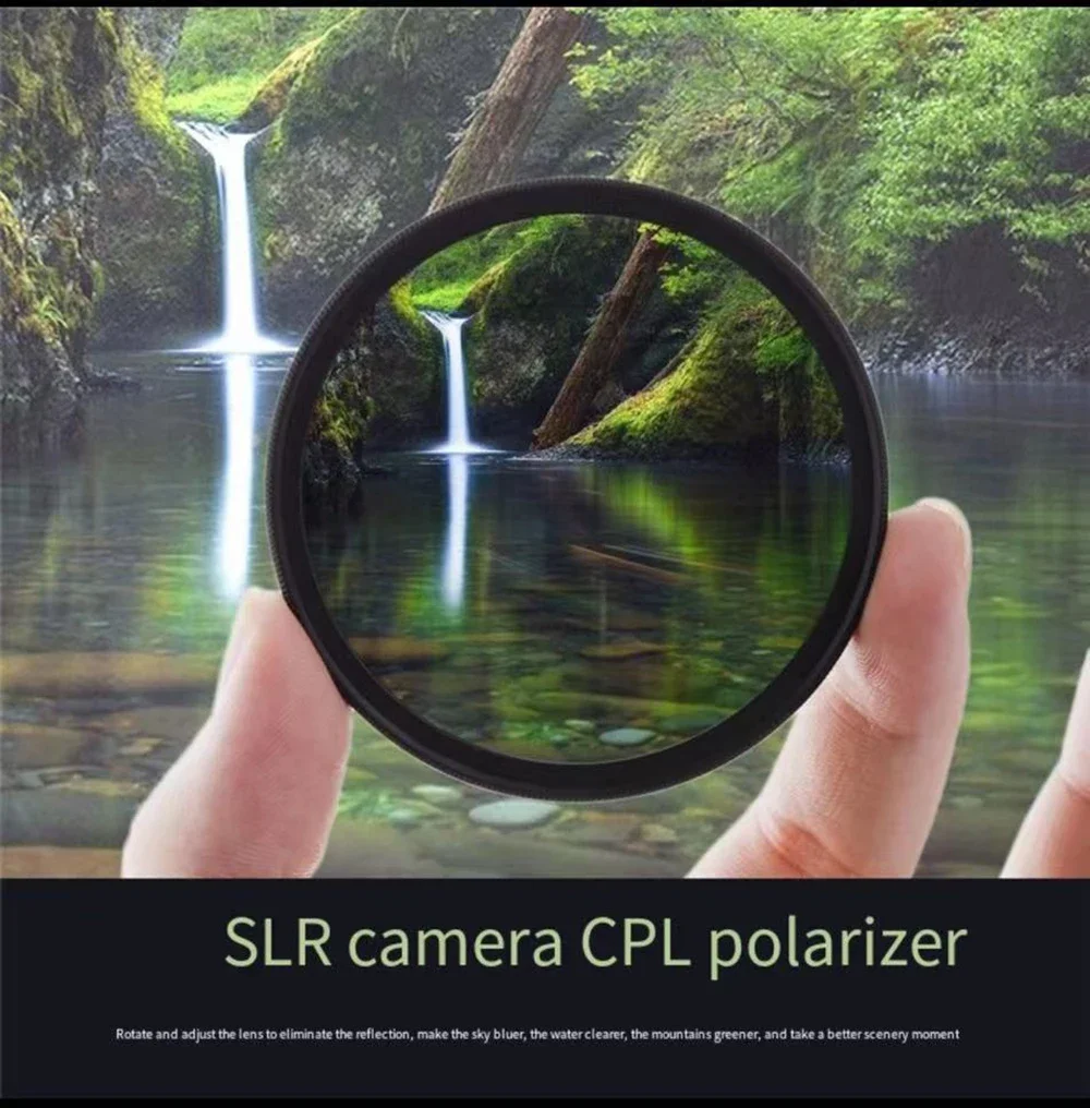 

Circular Polarizing CPL Filter 37 40.5 43 46 49 52 55 58 62 67 72 77 82 mm for Nikon Canon Sony Fujifim Olympus Camera Lens