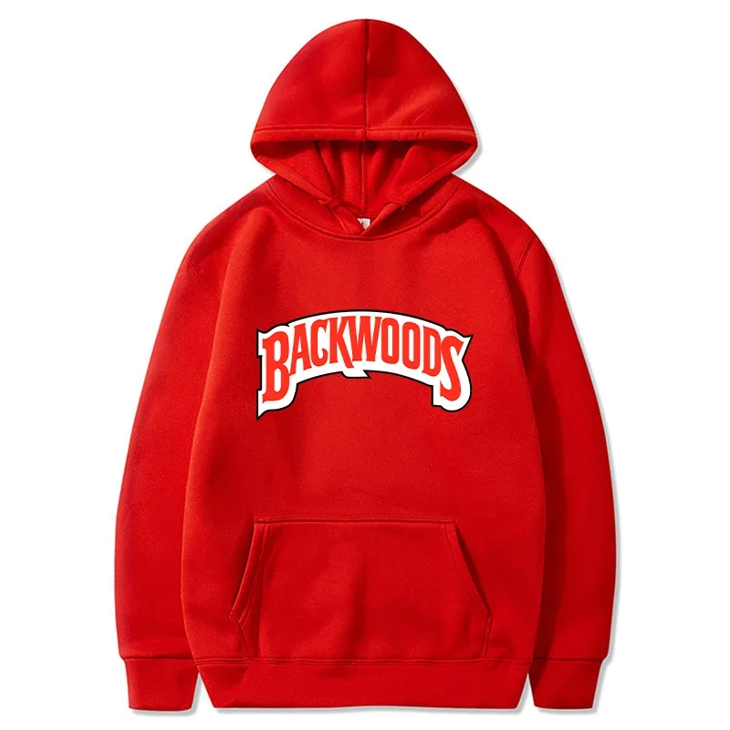 Backwoods Hoodies Men Fashion Letter Graphic Printed Sweatshirts Women Casual Harajuku Streetwear Hooded Pullover Sportwear