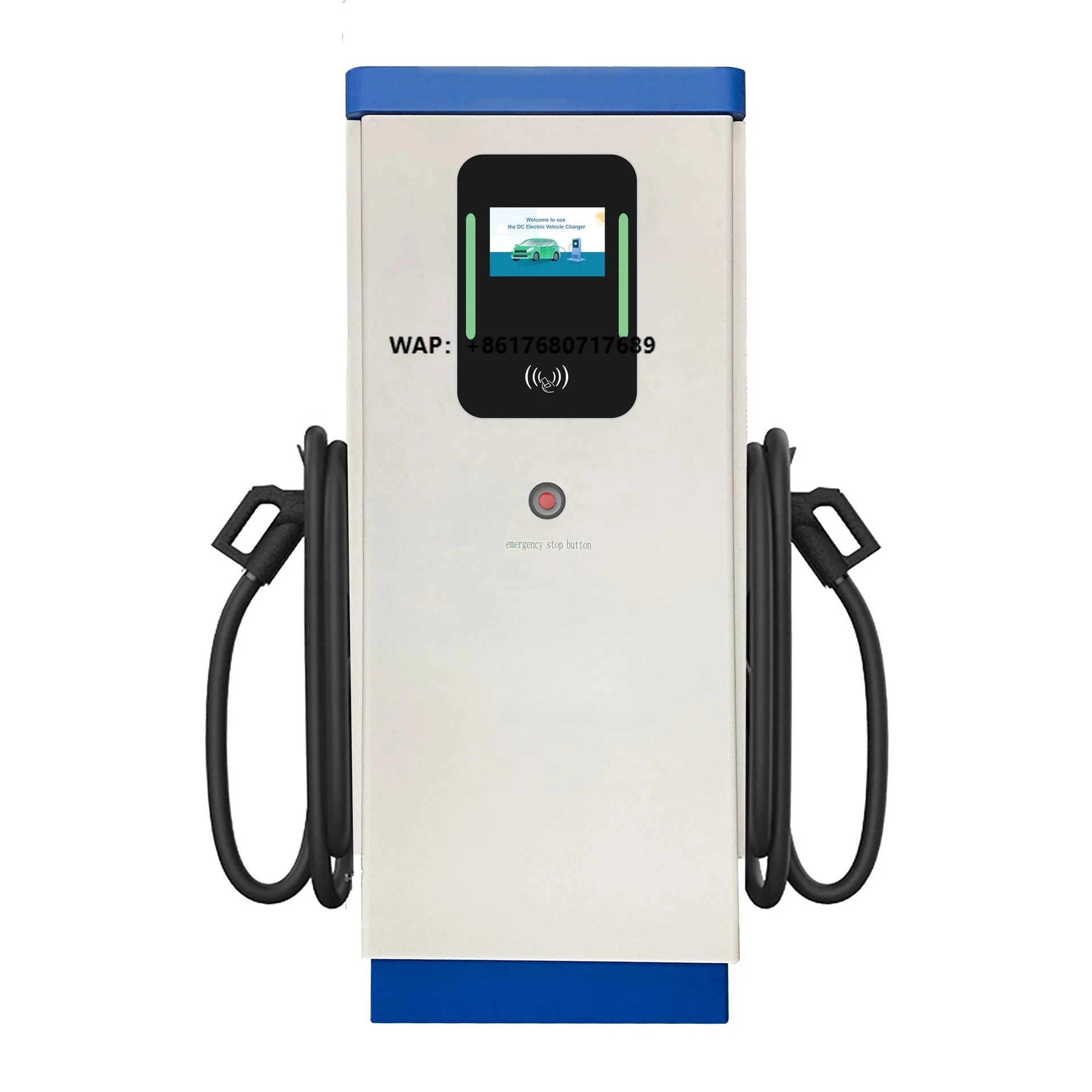 New Energy Commercial EV Charger Station High Power 120kW Fast Charging Pile with CCS2/CCS1/GBT Support Chademo Standard