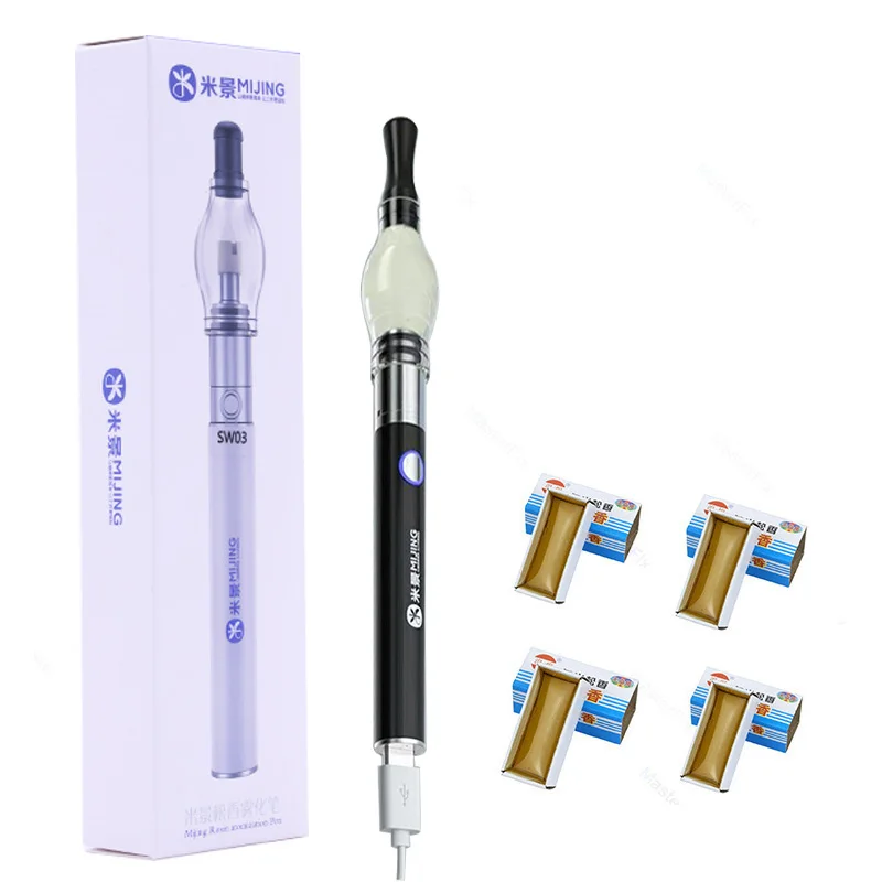 MIJING Rosin Atomizing Pen SW-03 Phone Repair Mainboard PCB Short Circuit Detector without Electric Soldering Iron Smoke