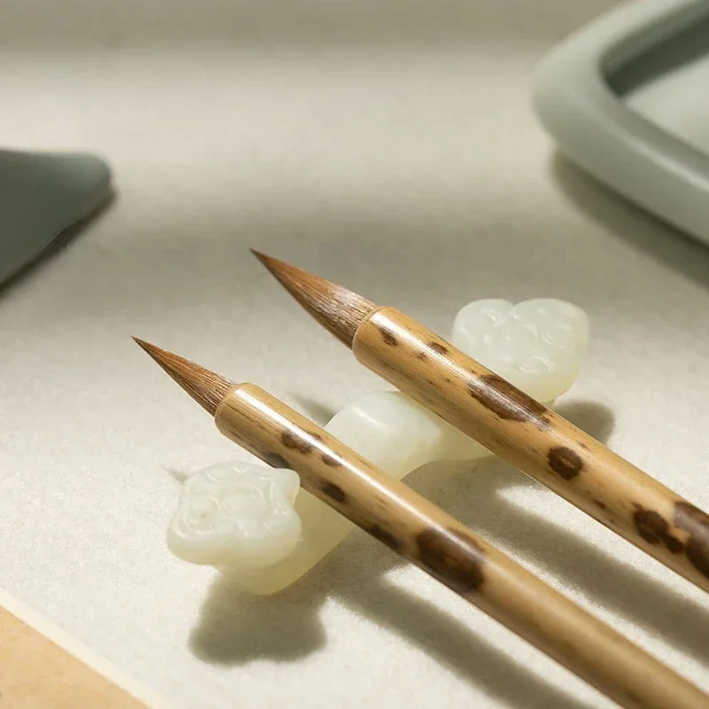 Mixed Hair Brush Chinese Wang Xizhi Calligraphy Brush Small Regular Script Running Cursive Copy Scriptures Chinese Brush Pen
