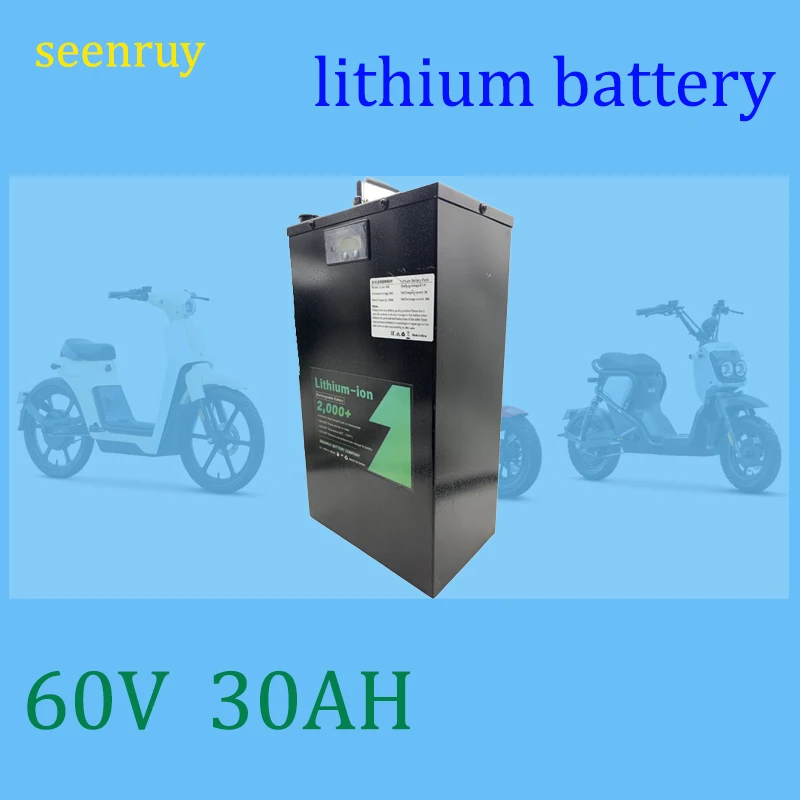 Lithium battery 60V 30AH LI-ION Built-in BMS 50A  for RV Golf Cart Sightseeing Vehicle Food Truck