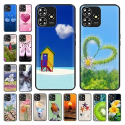 For ZTE Blade A73 4G Case Soft Silicone Cute Heart Mouse Cover For ZTE Blade A73 Case A 73 Bumper Phone Cases 6.6 inch Fundas