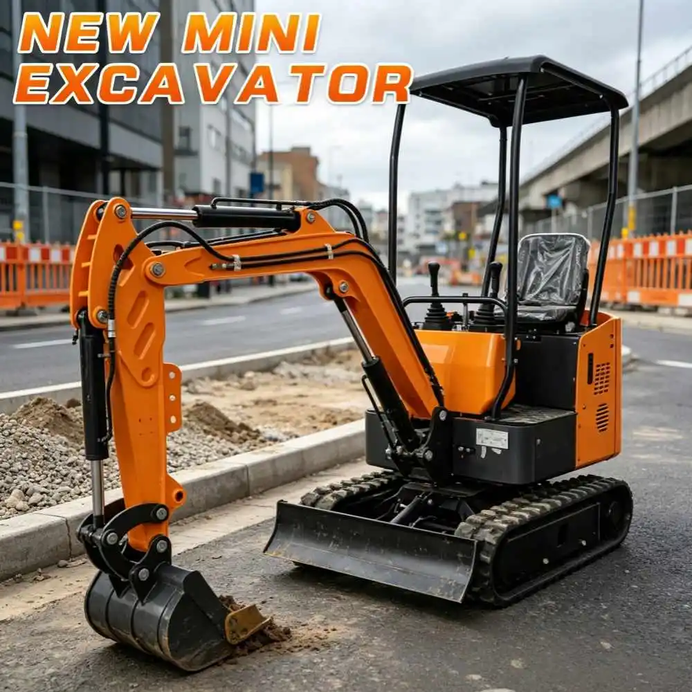 

Factory Direct 2.5/2.0Ton Mini Excavator With TrencherConstruction Machine For FarmEscavatoriFast Europe