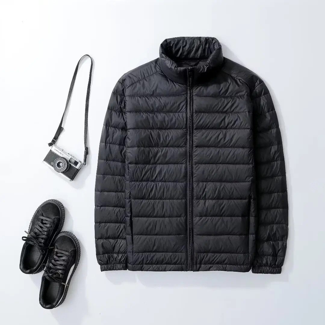 حجم كبير 5xl 8xl 11xl الرجال سترة منفوخة 2025 جديد الرجال خفيفة الوزن مقاومة للماء Packables الدافئة موضة قصيرة أسفل سترات #3