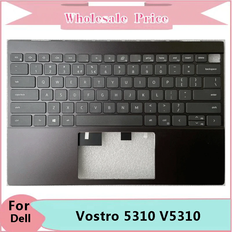 

Original New Laptop Case For Dell Vostro 5310 V5310 Palmrest Upper Case C Cover Shell With US Backlit Keyboard