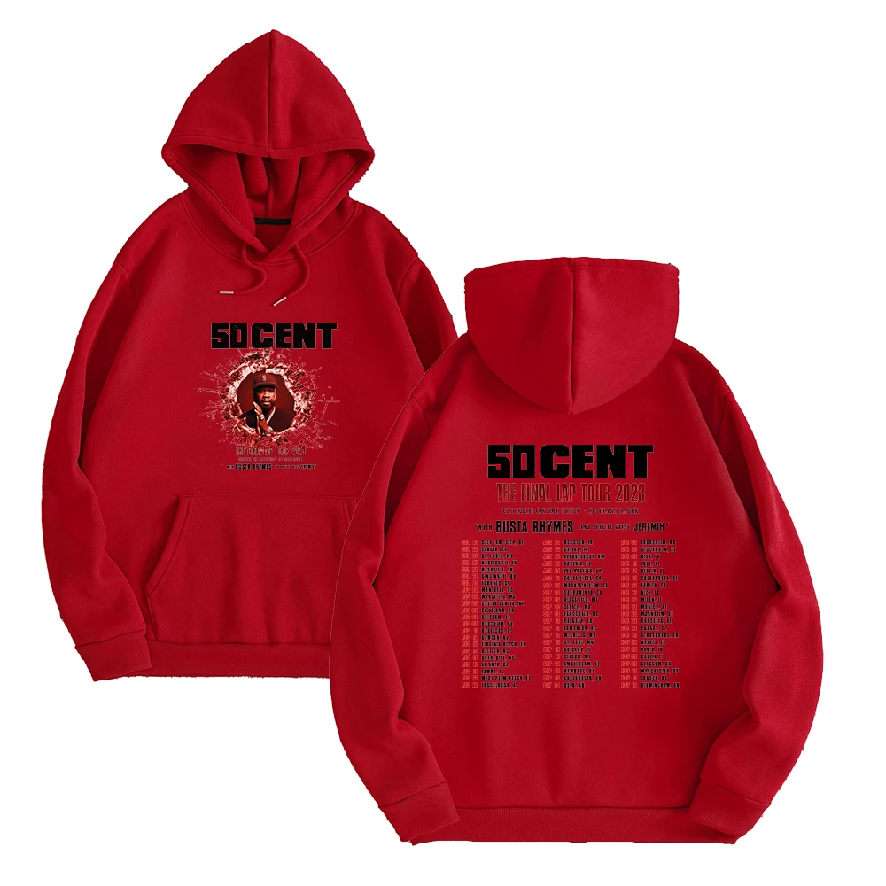 50 Cent The Final Lap Tour 2023 Merch Merch felpe con cappuccio inverno con cappuccio Sweet Streetwear manica lunga nuovo Logo felpa Y2K