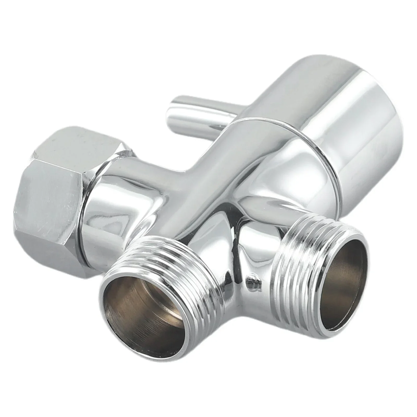 

3-Way Diverter Valve 0.6-1.5mpa Kitchen 1pcs Mixer Tap Shower Head Angle Valve T-Adapter G1/2in Bath Ccessories