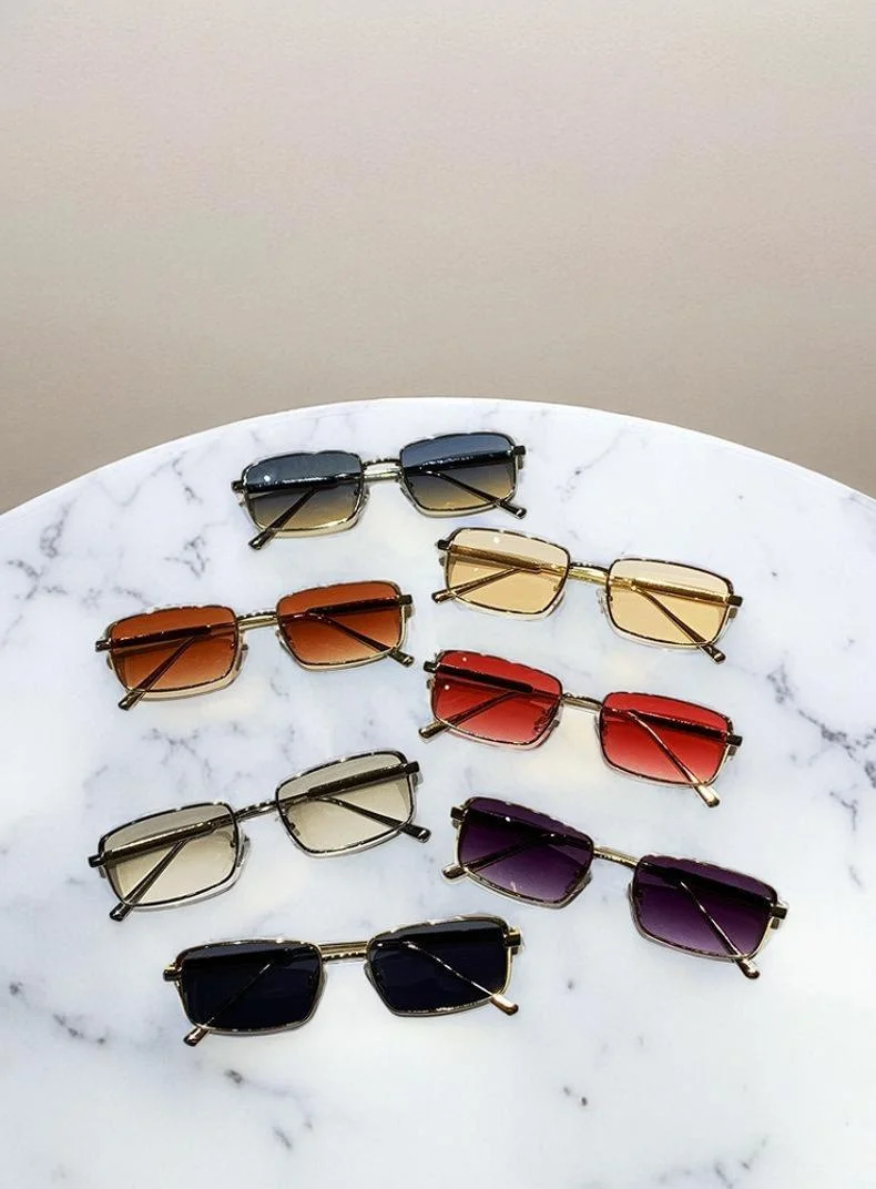 2025 Neue Old Money Style Hochwertige Vielseitige Freizeit-Mode Personalisierte Kleine Rahmen-Sonnenbrille Sonnenschutz – Detail 2