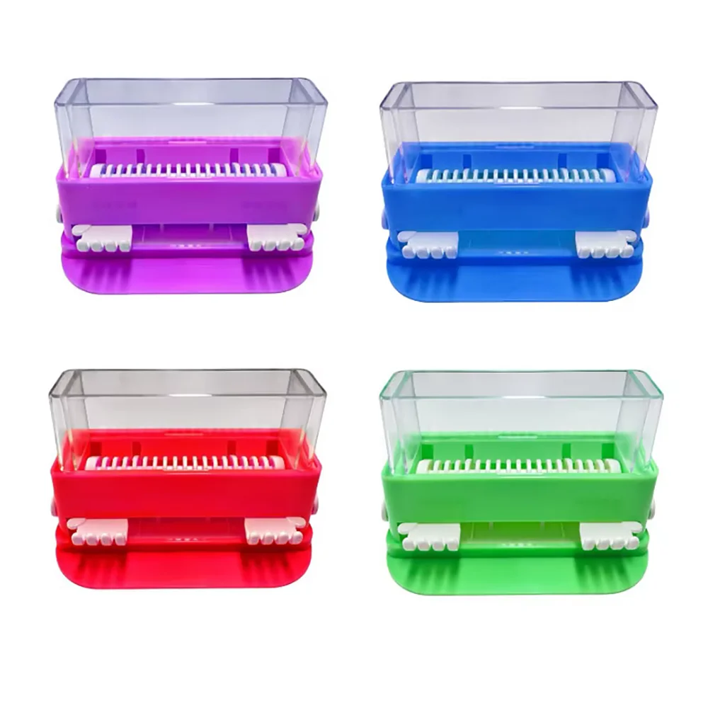 Dental Micro Applicator Dispenser Holder Disposable Brush Tips Container Case Cotton Stick Storage Box Dentist Organizer Tools