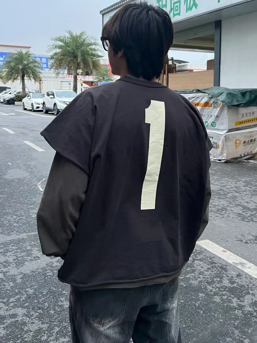 

Футболка с принтом Kanye Number 2, мужская и женская футболка лучшего качества в стиле ретро, большие топы, хлопковая футболка