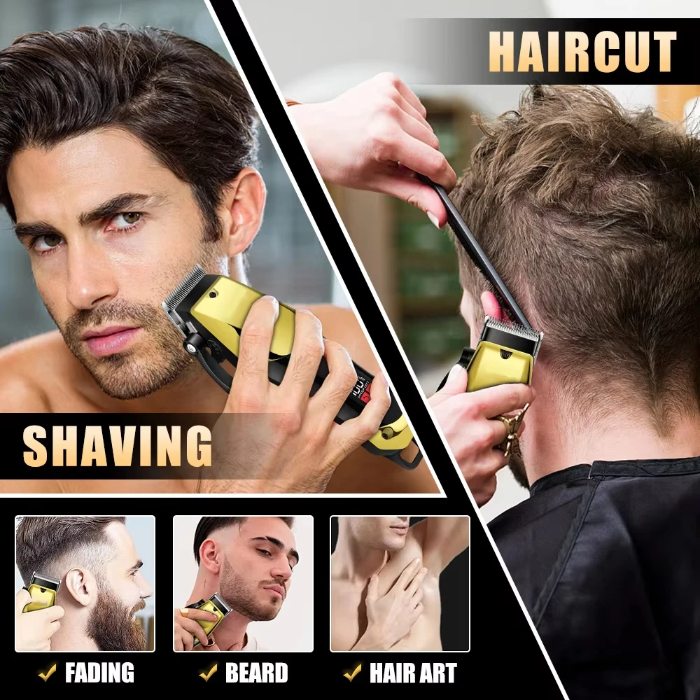 USB Rechargeable Hair Clippers For Men Hair Body Beard Portable Travel Trimmer Grooming Care Tool Set Suitable Home Use For Male