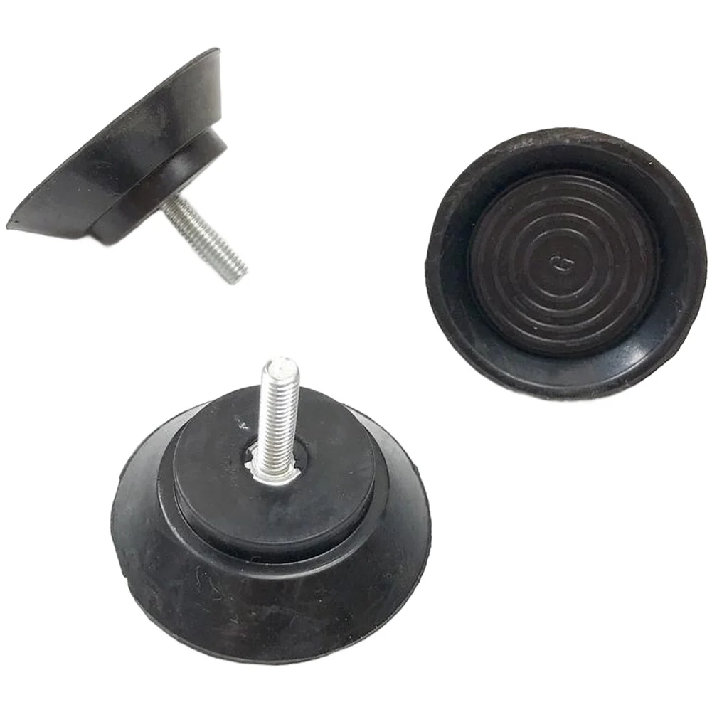 Indoor Training Rubber Suction Cup Base for Wooden Dummy and Punching Bag Support Stable Mounting Black 13x8x5cm