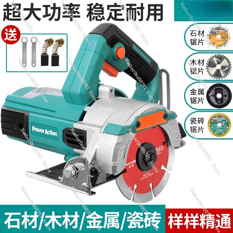 Stone Cutting Machine Tile Woodworking Small Portable Home Grooving Machine