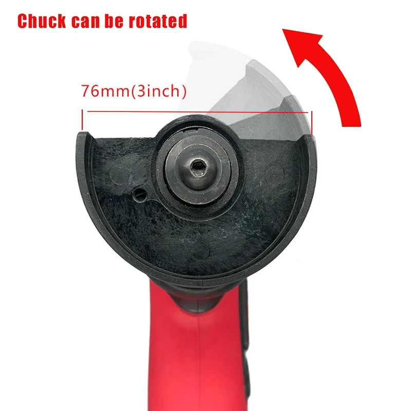 SHENHAOXU Angle Grinder 3 inches with Type-c USB Rechargeable Lithium Battery Mini Cordless Polishing Machine Cutting Power Tool