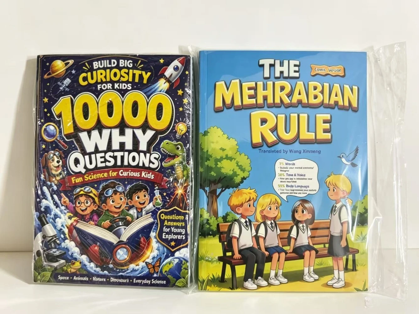 Fun Q&A books for curious children, birthday gifts for children aged 7 to 13, and a collection of social skills learning books