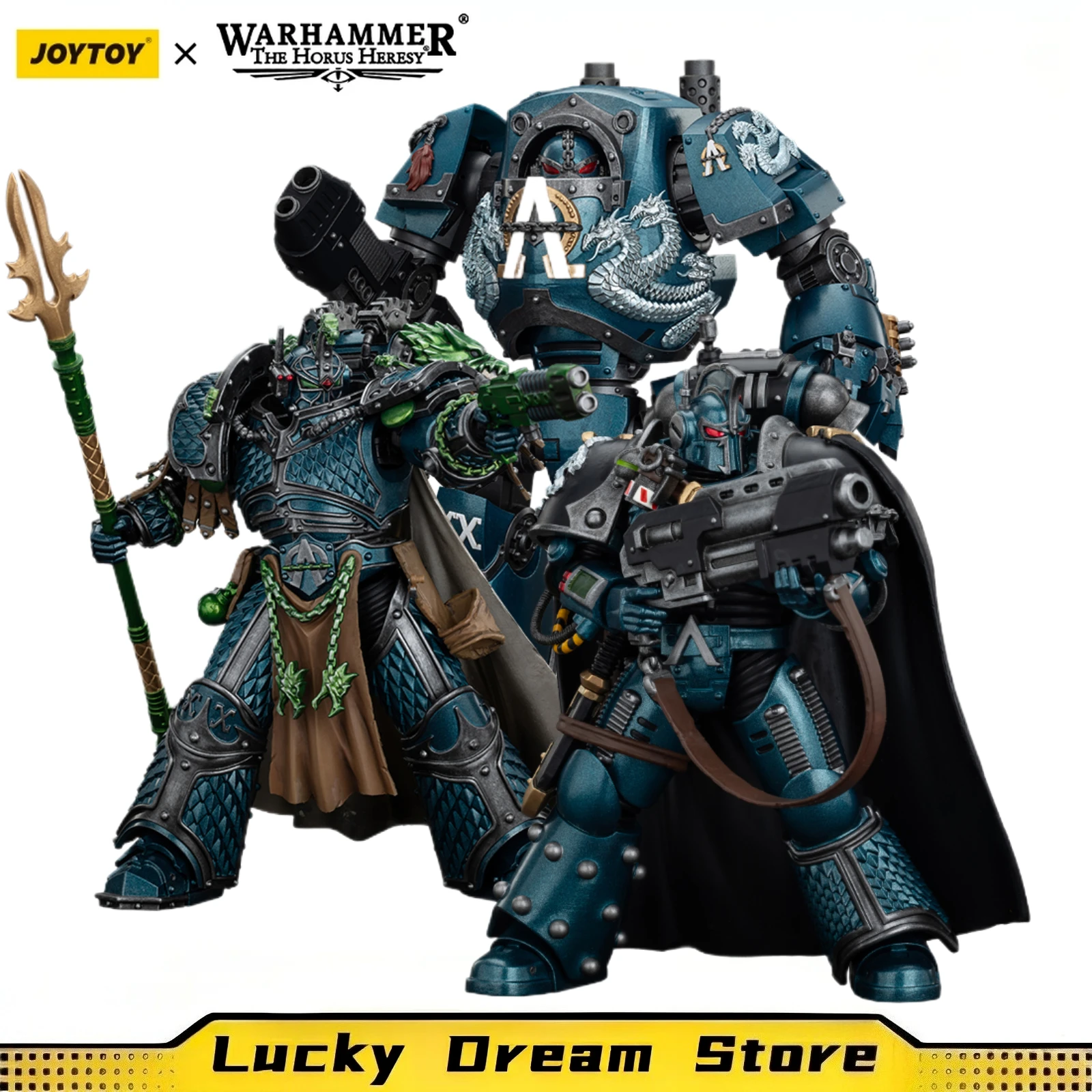 

【JOYTOY】Warhammer 40K The Horus Heresy Alpha Alpharius Primarch of The XXth Legion Saboteur Consul Contemptor Dreadnought