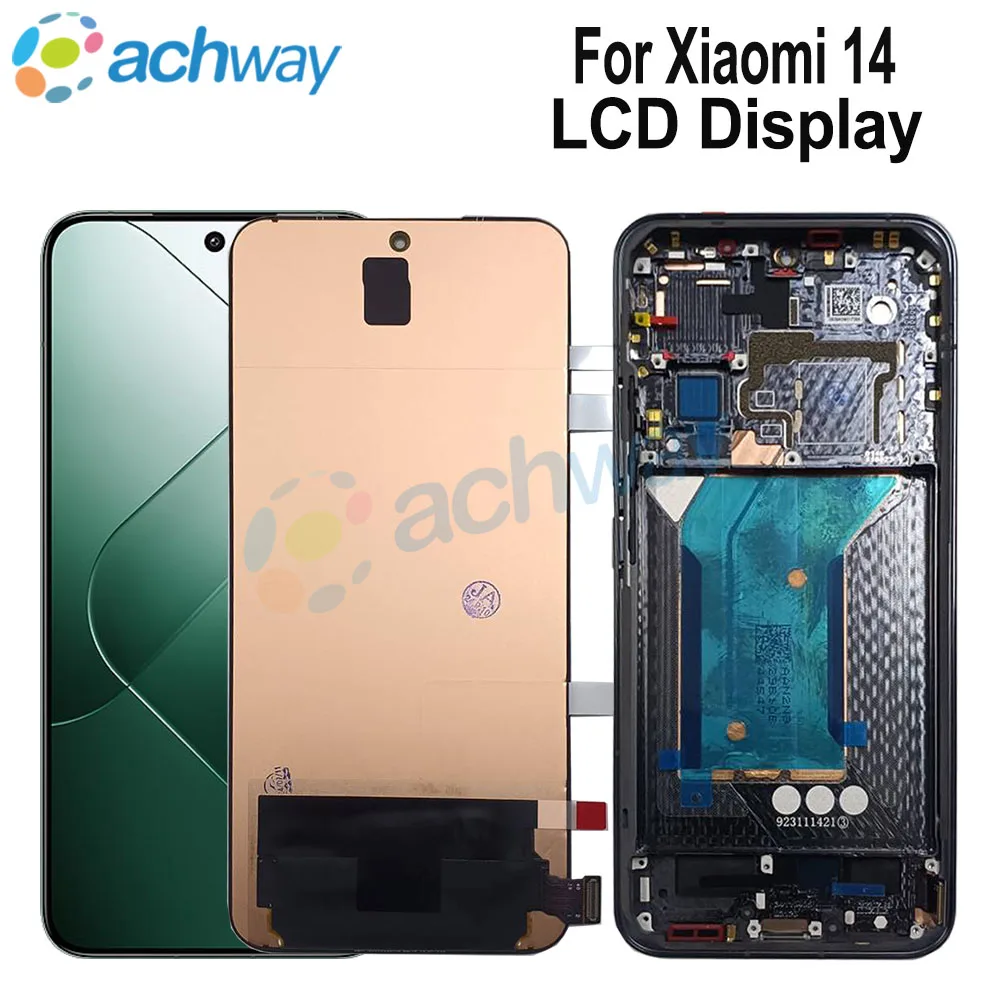 

6.36" For Xiaomi 14 LCD Display Touch Screen Digitizer Assembly For Xiaomi Mi 14 23127PN0CC 23127PN0CG Screen Repair Replacement