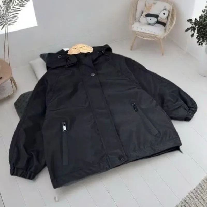 

Children's Casual Jacket with Hood Spring Autumn New Style Parent-Child Matching Coat for Boys And Girls
