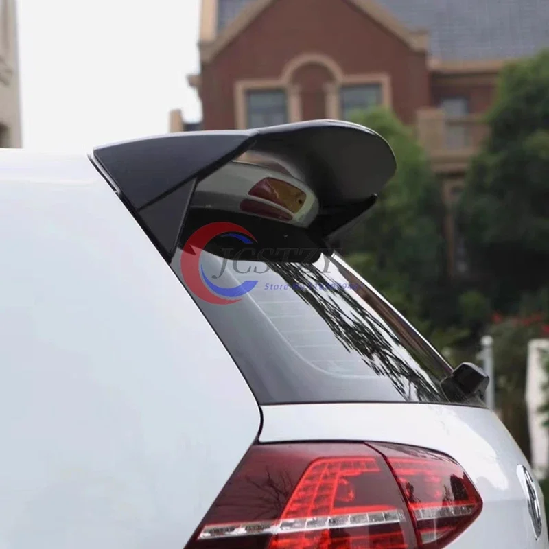 For Volkswagen Golf 7 MK7 7.5  2014-2019 ABS Plastic Rear Spoiler Wing Trunk Lid Cover