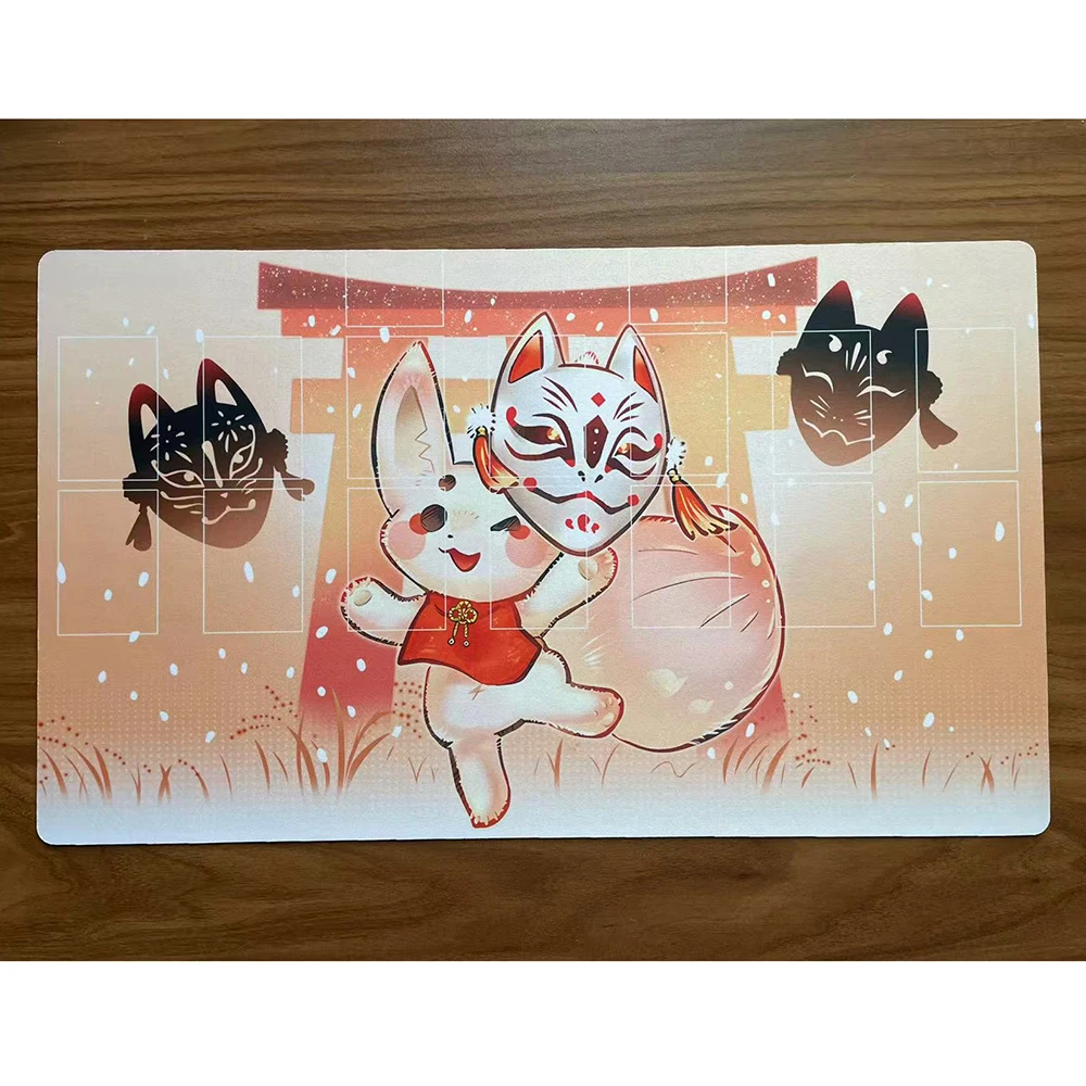 

Yu-Gi-Oh Ukanomitsune no Tamayura Playmat YGO Game Card KMC TCG YuGiOh Mat M-465