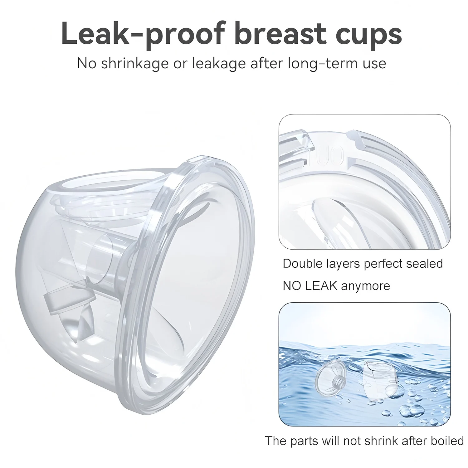 Wearable Electric Breast Pump Painless Double-Sided, Fully Automatic, Hands-Free Breast Collector for Breastfeeding Accessories