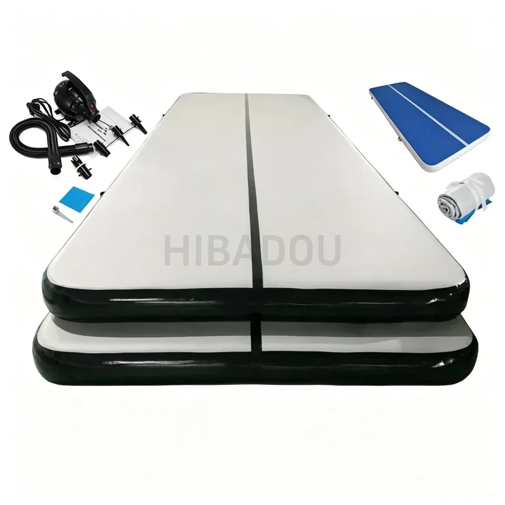 Gymnastics Training Mats Inflatable Air Gymnastics Mat 7x2m 8inches Thickness Inflatable Floor Mats for Gym Use/Training