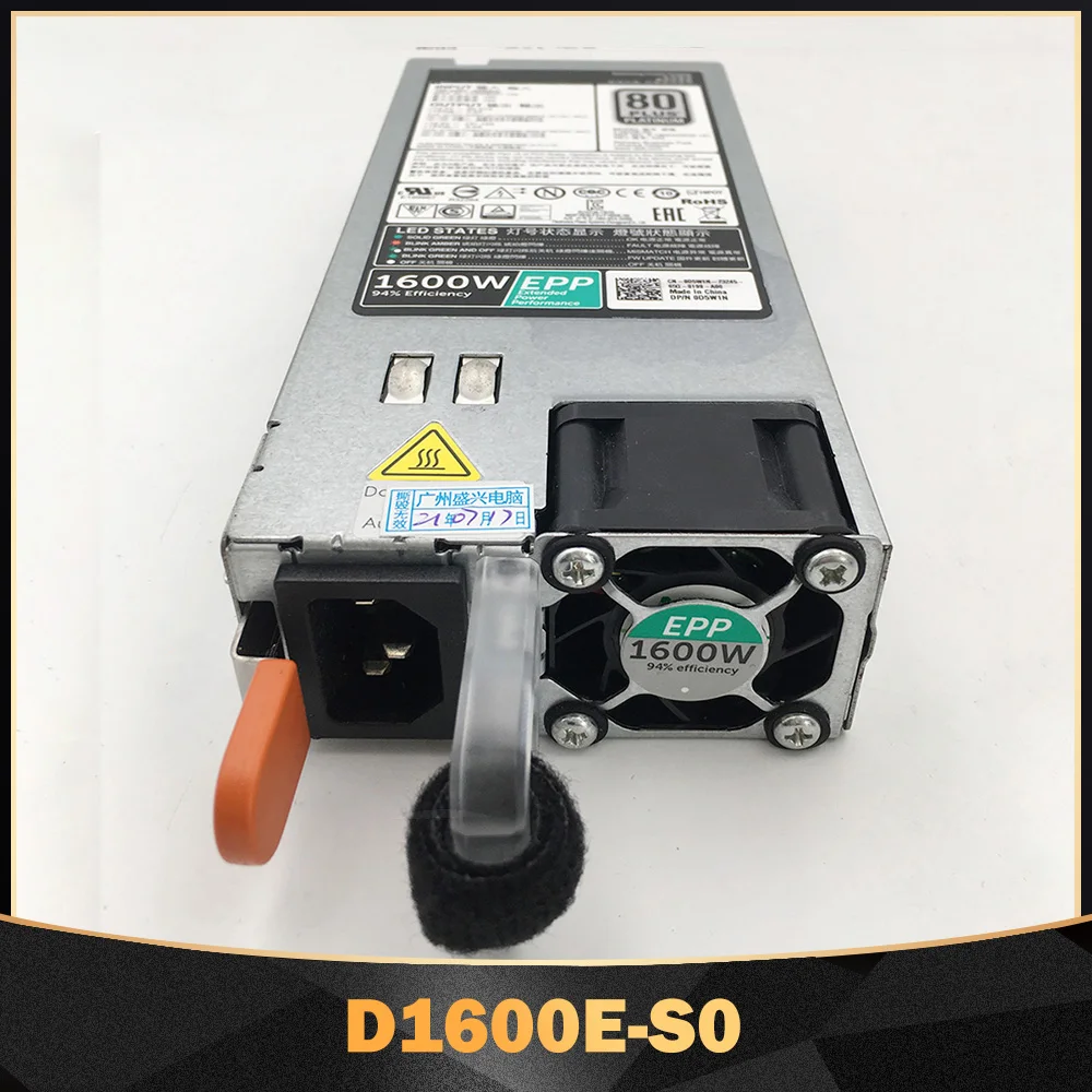 

For DELL R630 R730XD R740 FX2S1600W Server Power Supply D1600E-S1 F1600E-S0 T4GCW D5W1N D1600E-S0