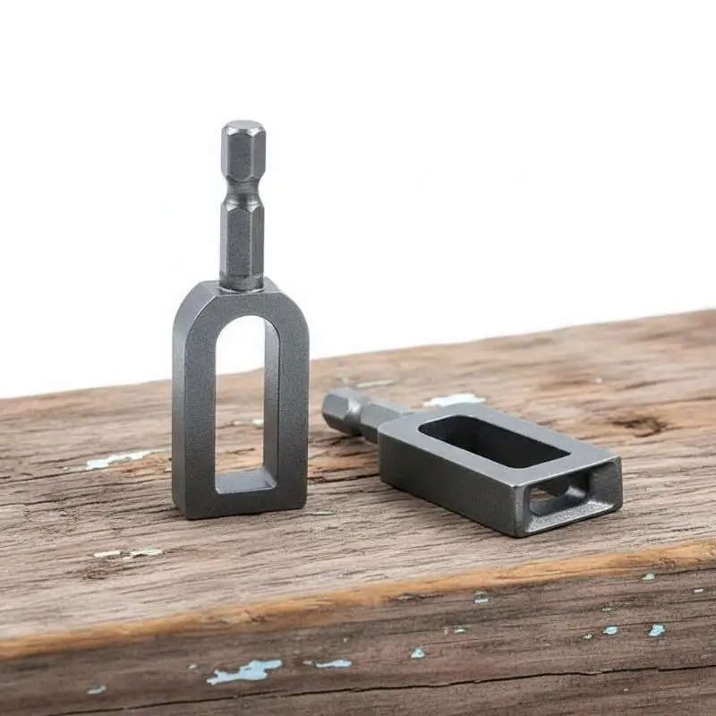 High-hardness Large Diameter Wire Twisting Tool Standard Hexagonal Shank Compact Size Iron Wire Knotting Connector