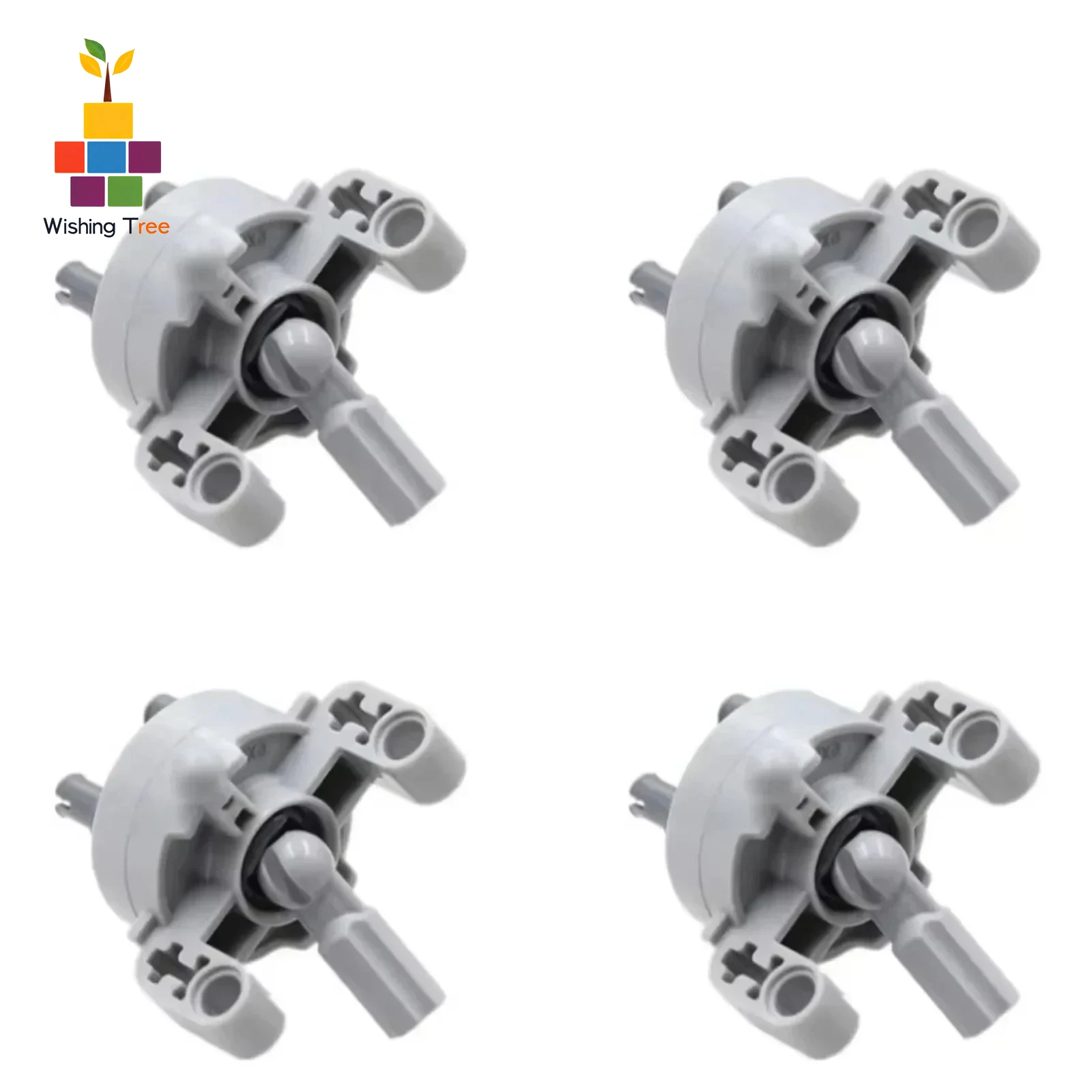 

Legoeds-Compatible 4 Sets Wheel Hub CV Joint Suspension Axle ABS Building Blocks for Technical Series