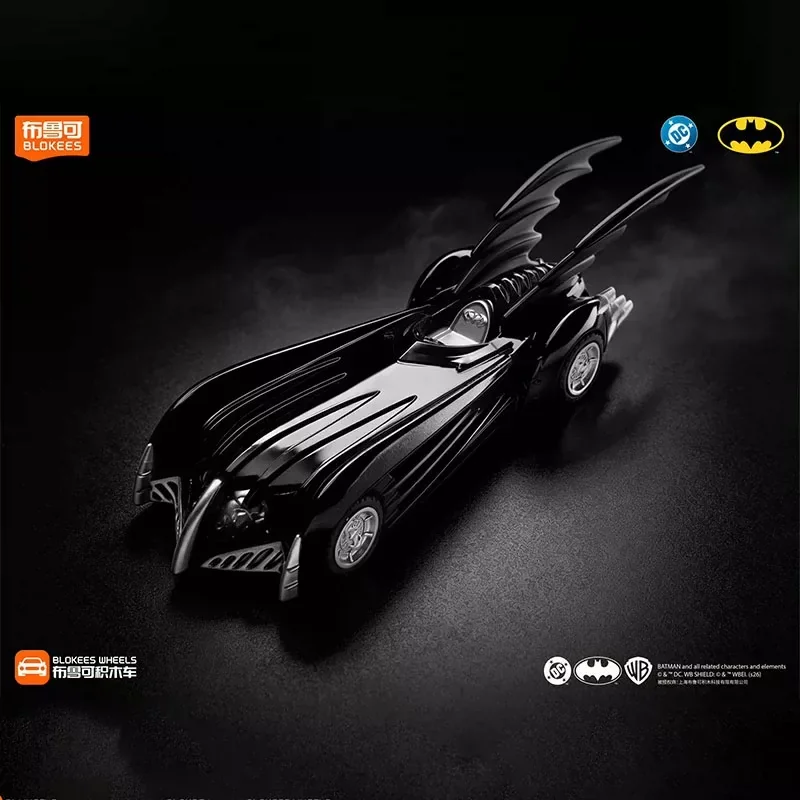 2026 Blokees 1:64 Batman Batmobile E02 Dark Knight 2008 Geassembleerd Automodel Gotham City Collectible Display Speelgoed