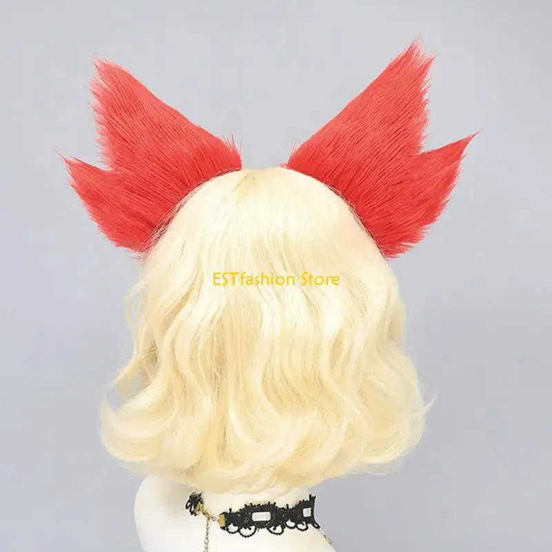 Y5GC Nine Tail Foxes Ear Headbands Accesories Theo chủ đề Tiệc Bộ trang phục tóc cho các bữa tiệc cosplay và công ước anime