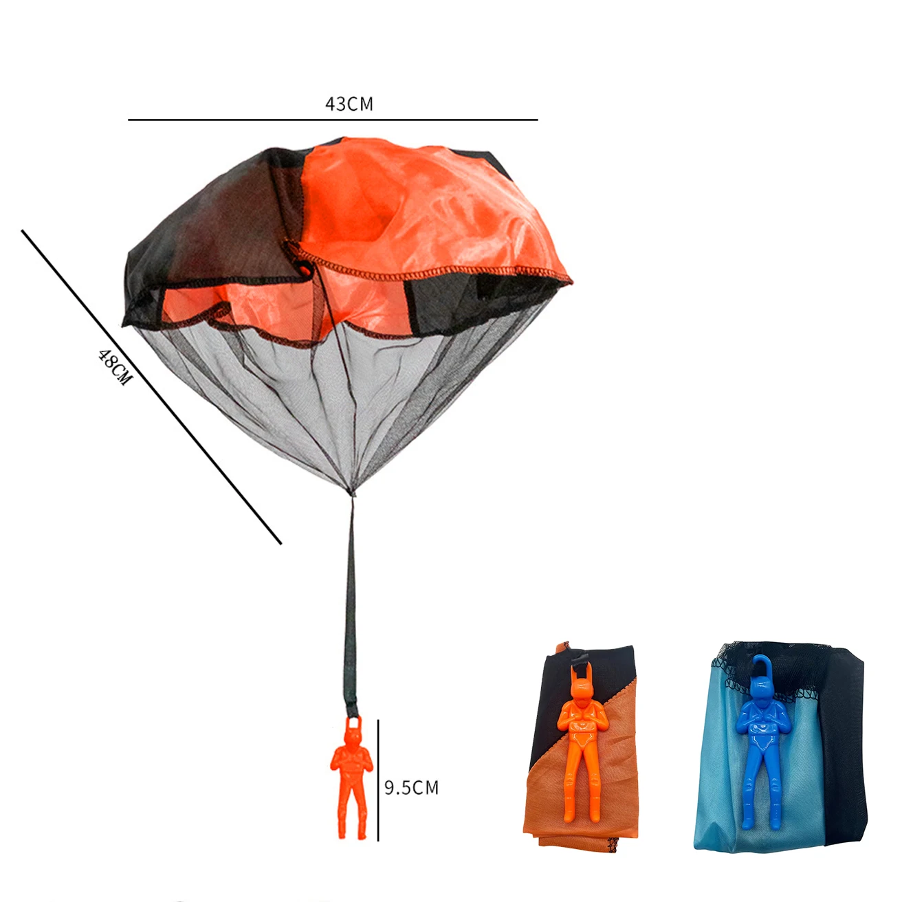 

Парашют-игрушка для детей: не спутывающийся, для игр на улице, идеальный подарок на Пасху для мальчиков и девочек