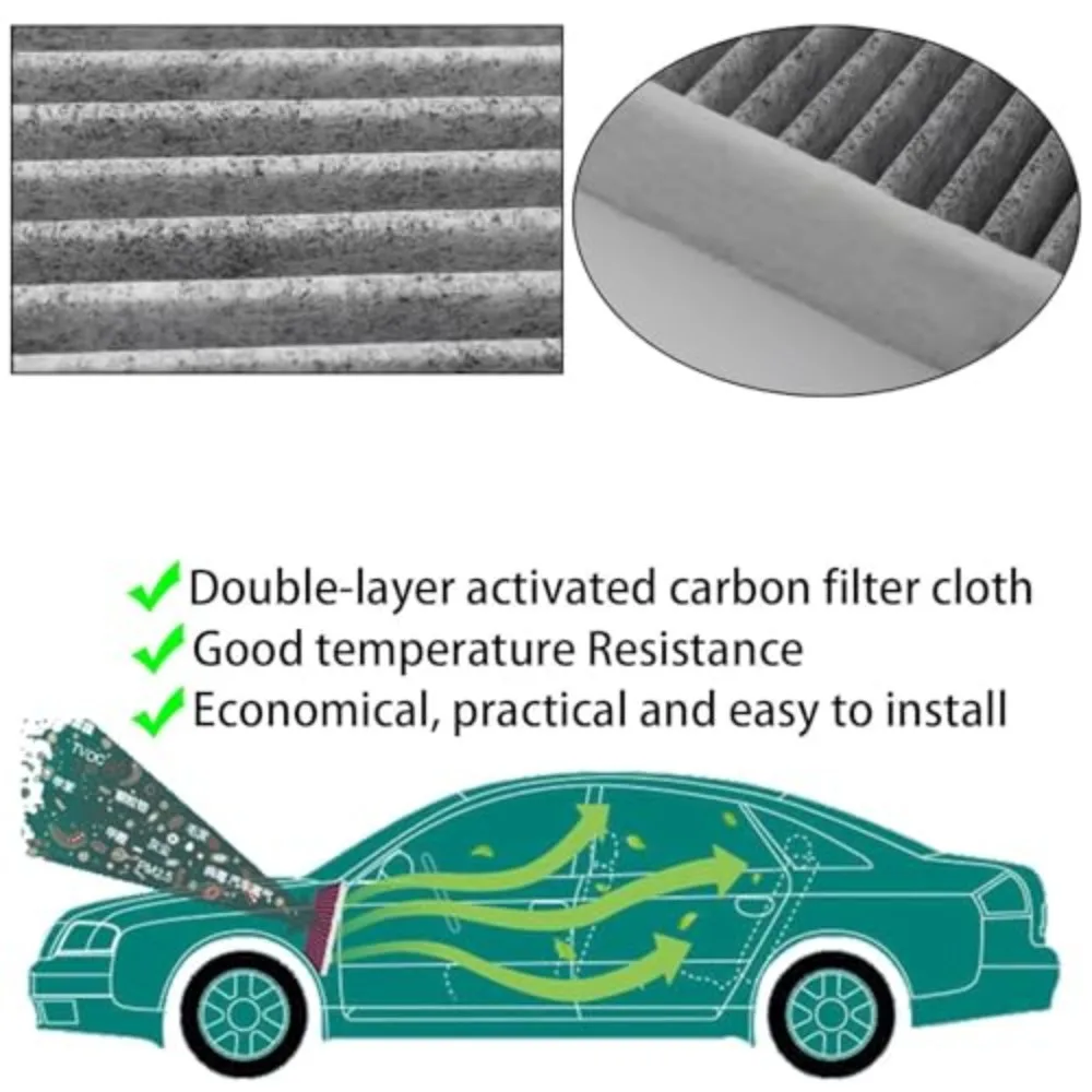 Car Activated Carbon Pollen Cabin Air Filter For BMW X5 X6 E70 E71 E72 2008 2009 2010 2011 2012 2013 64316945596 64319194098 - Image 5