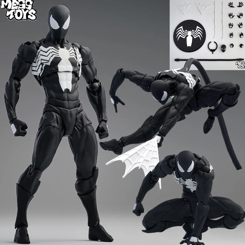 

New Messtoys Spiderman Figure Ct Toys Black Red Spider Man Figurine Mess Toys Action Figure Custom Model Gift Kid Customized Toy