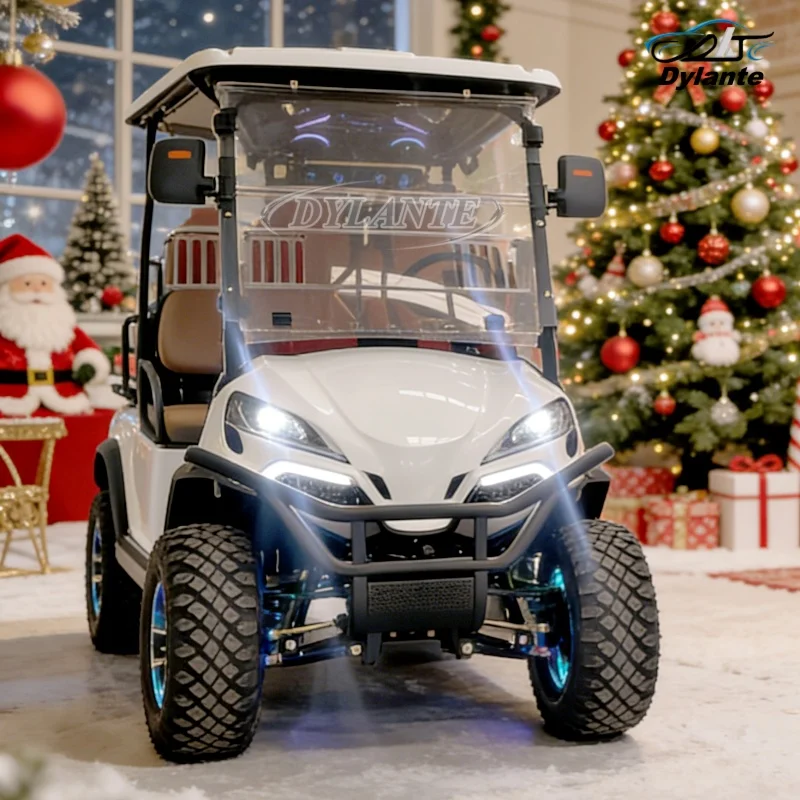 

Новый электрический гольф-кар 2026 года на 4 места, с литиевой батареей 60В/72В, для бездорожья, на новой энергии