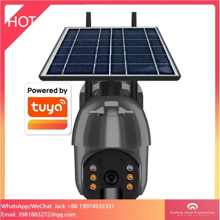 

Tuya And Ubox Outdoor Color Night Vision PIR WiFi Optional Solar Camera 4G Two Way Audio CCTV Camera Home Security