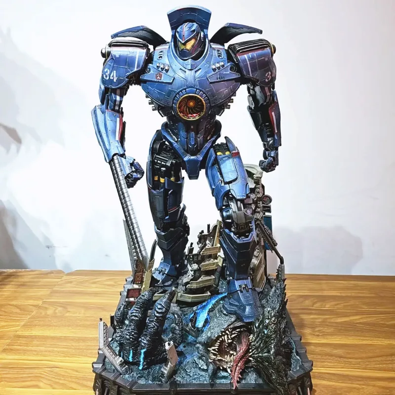 Gipsy Danger Pacific Rim Jaeger Model Battery Powered Light Up Gk Figure Collectible Display Ornament For Adult Collectors