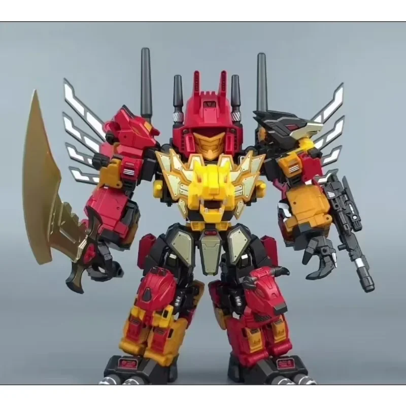 Auf Lager Laser Cat JGM-SKP01 Transformation Spielzeug Predaking Kombination Modell Beast Form Transformation Roboter Form