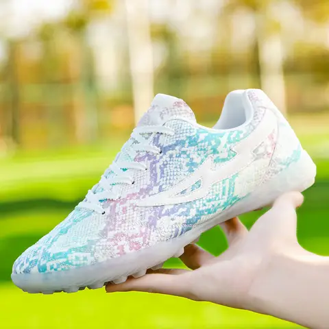 깨진 네일 플러스 사이즈 축구화, 로우 탑 축구화, 공식 정통 신상