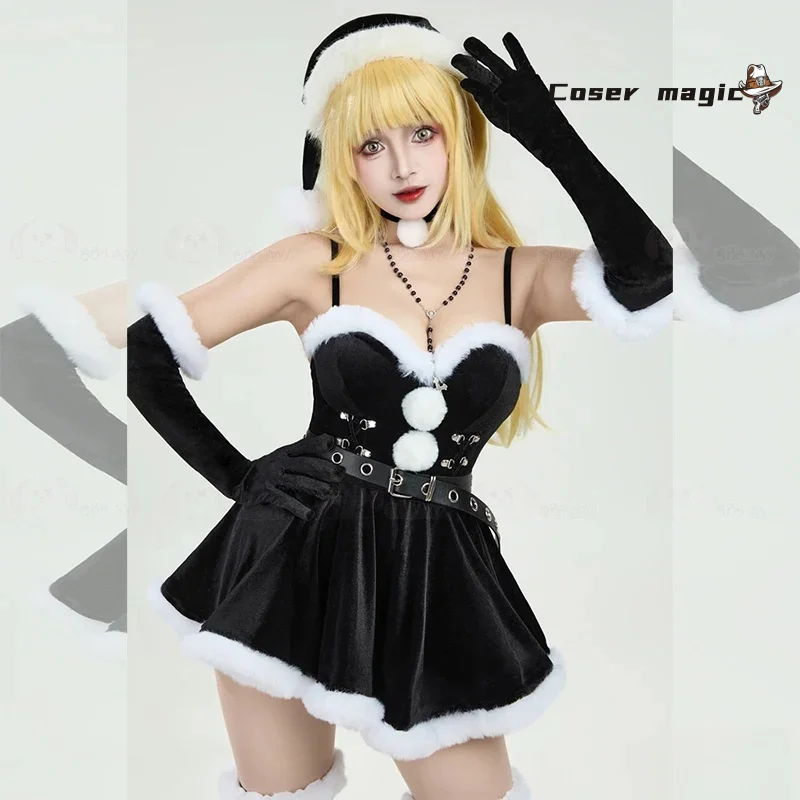 Мисс Миса Косплей Костюм Хэллоуин Рождество Аниме Вечеринка Игра Comic Con Повседневная модная одежда