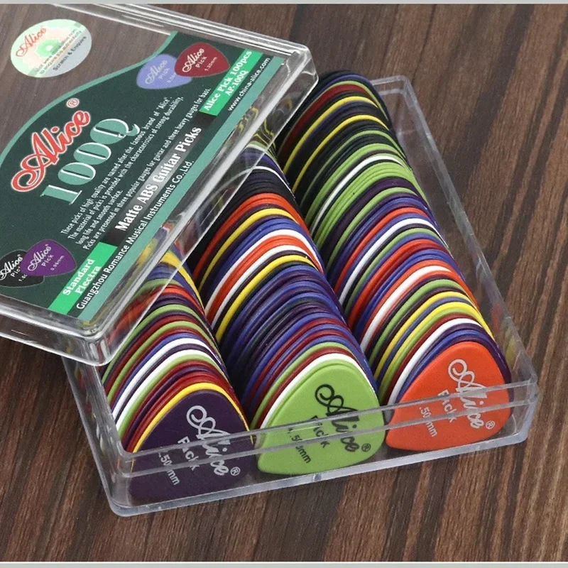 10/20/40/60/100Pcs Guitar Picks Acoustic Electric Bass Plectrum Mediator Guitar Accessories Thickness 0.58 - 1.5 mm