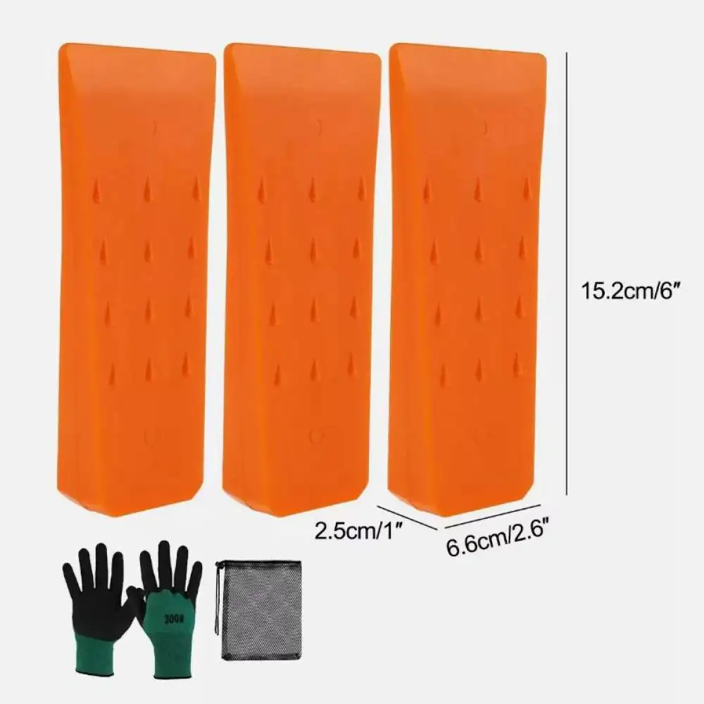 Plastic Felling Wedges 6 8 10 Inch Chainsaw Tools Woodcutting Directional Guide Accessory Forestry Tree Logging Safety Gear