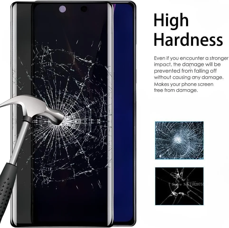 2Pcs Anti Spy Tempered Glass For Samsung Galaxy S20 S21 S22 S23 S24 Ultra 5G Privacy Screen Protector For Samsung Note 20 10 S10