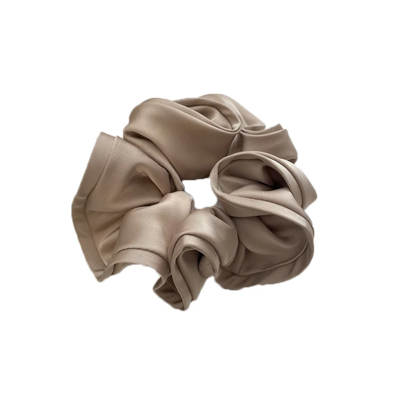 1 Buah Satin Sutra Ikat Rambut Wanita Elastis Karet Rambut Anak Perempuan Solid Ikat Rambut Ikat Rambut Tali Aksesori Rambut