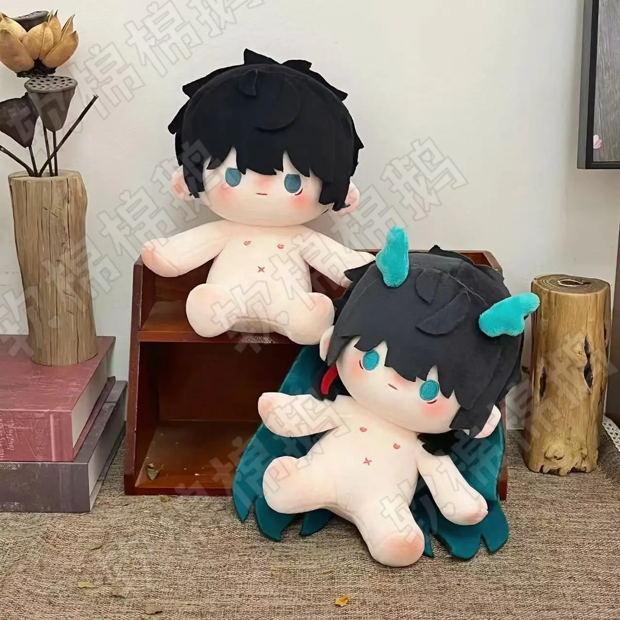 Anime Honkai: Star Rail Dan Heng Imbibitor Lunae figura sentada muñeco de peluche cuerpo vestir almohada de peluche 20CM juguetes muñecas regalo